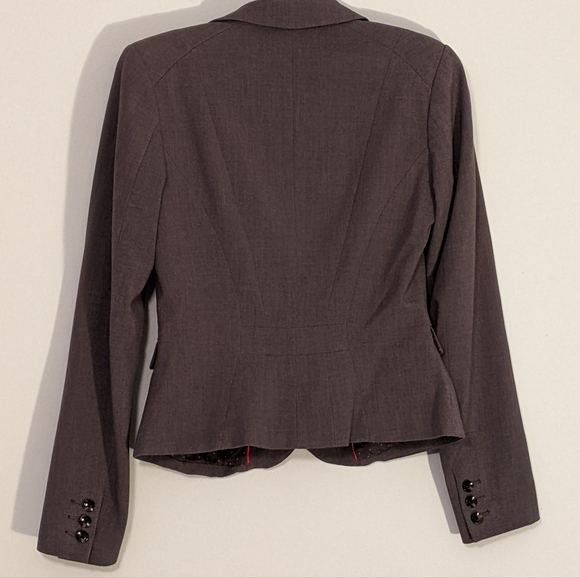 H&M Gray Fitted Blazer Size 6 - Picture 5 of 7